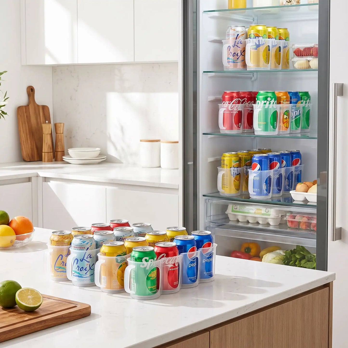 Porte bouteille | Organisateur frigo stable