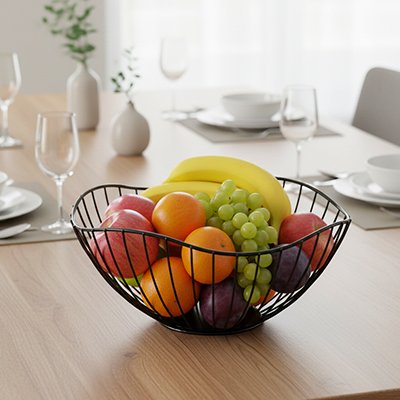 Corbeille a fruit idéale pour decorer votre cuisine avec vos fruits