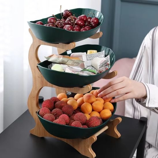 corbeille à fruits grand et spacieux pour garder vos fruits et légumes 