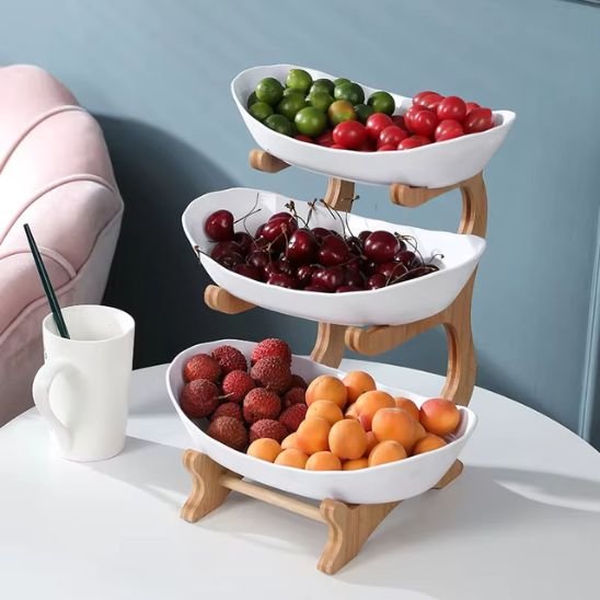 corbeille à fruits spacieux pour le rangement de vos fruits et légumes 