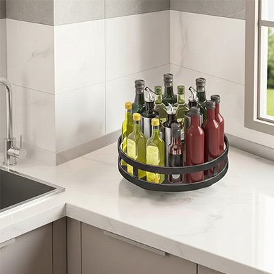 Plateau tournant idéale pour ranger vos  bouteilles